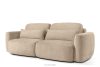 ELOSA Sofa 3 Japandi aus beigem Chenille-Stoff beige - Foto 3