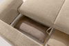 ELOSA Sofa 3 Japandi aus beigem Chenille-Stoff beige - Foto 15