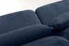 ELOSA Dreisitzer-Sofa im japanischen Stil aus dunkelblauem Chenille-Stoff marineblau - Foto 12