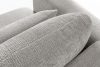 ELOSA Japandi-Ecksofa aus Chenille-Stoff rechts hellgrau hellgrau - Foto 10