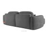 ELOSA Japandi-Ecksofa aus Chenille-Stoff rechts dunkelgrau dunkelgrau - Foto 6