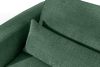 ELOSA Ecksofa im japanischen Stil aus Chenille-Stoff rechts grün grün - Foto 9