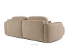ELOSA Japandi-Ecksofa aus Chenille-Stoff rechts beige beige - Foto 6