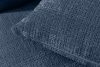 ELOSA Ecksofa im japanischen Stil aus Chenille-Stoff rechts marineblau marineblau - Foto 11