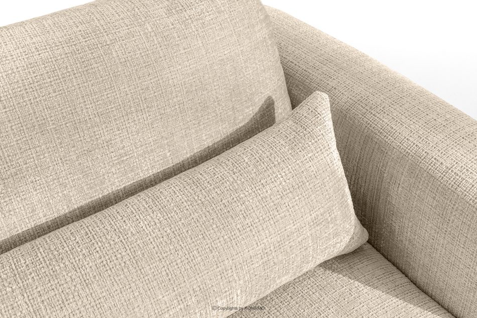 ELOSA Ecksofa im Japandi-Stil aus Chenille-Stoff links cremefarben cremefarben - Foto 8