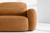 ELOSA Ecksofa im japanischen Stil aus Chenille-Stoff links rot rot - Foto 7