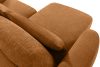 ELOSA Ecksofa im japanischen Stil aus Chenille-Stoff links rot rot - Foto 12