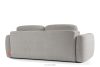 ELOSA Sofa und Sessel im Japandi-Stil aus hellgrauem Chenille-Stoff hellgrau - Foto 7