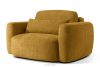 ELOSA Sofa und Sessel im japanischen Stil aus gelbem Chenille-Stoff gelb - Foto 18