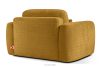 ELOSA Sofa und Sessel im japanischen Stil aus gelbem Chenille-Stoff gelb - Foto 20