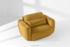ELOSA Sofa und Sessel im japanischen Stil aus gelbem Chenille-Stoff gelb - Foto 25