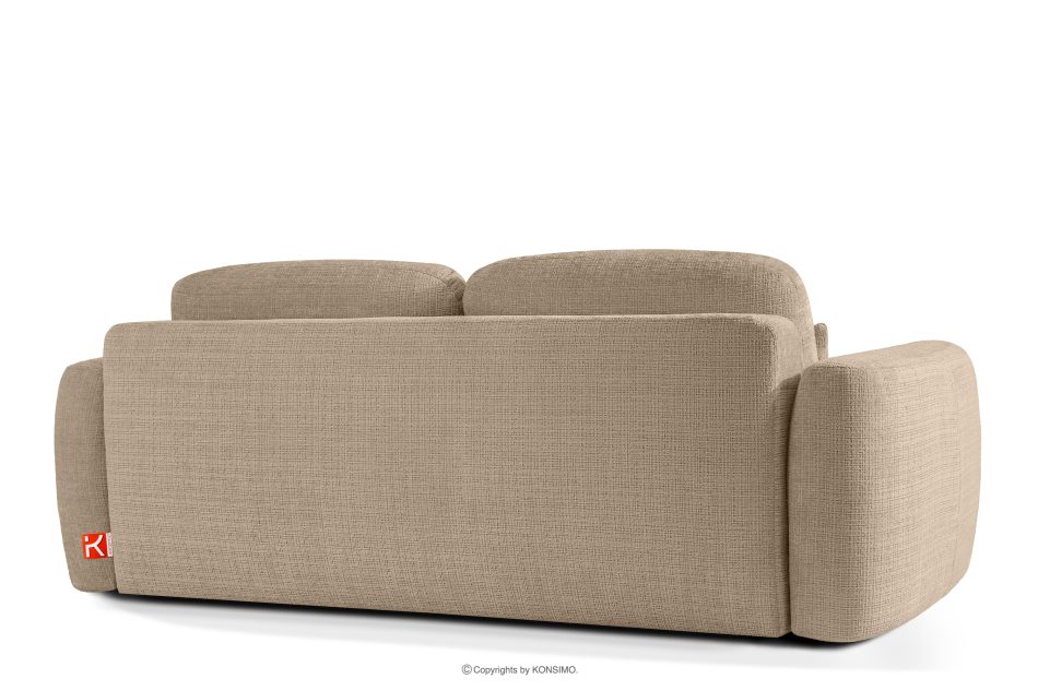 ELOSA Sofa und Sessel im Japandi-Stil aus beigem Chenille-Stoff beige - Foto 6