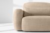 ELOSA Sofa und Sessel im Japandi-Stil aus beigem Chenille-Stoff beige - Foto 8