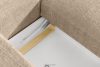 ELOSA Sofa und Sessel im Japandi-Stil aus beigem Chenille-Stoff beige - Foto 15