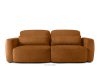 ELOSA Sofa und Sessel im japanischen Stil aus rotem Chenille-Stoff rot - Foto 3