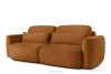 ELOSA Sofa und Sessel im japanischen Stil aus rotem Chenille-Stoff rot - Foto 4