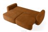 ELOSA Sofa und Sessel im japanischen Stil aus rotem Chenille-Stoff rot - Foto 6