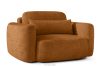 ELOSA Sofa und Sessel im japanischen Stil aus rotem Chenille-Stoff rot - Foto 19