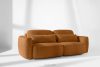 ELOSA Sofa und Sessel im japanischen Stil aus rotem Chenille-Stoff rot - Foto 28