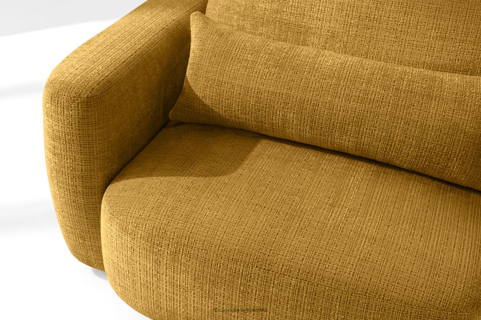 ELOSA Rechte Ecksofa und Sessel im japanischen Stil gelb gelb - Foto 8