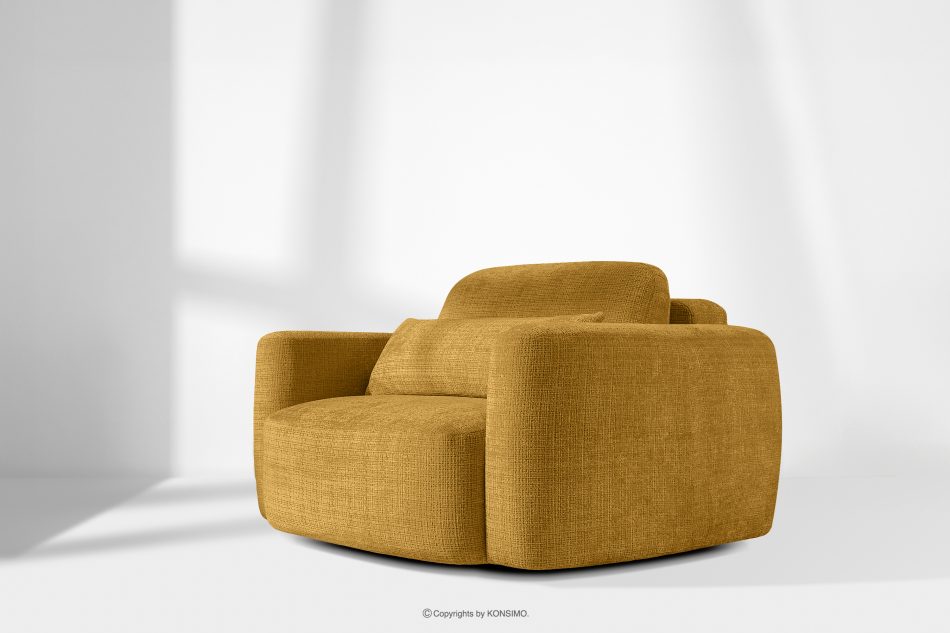 ELOSA Rechte Ecksofa und Sessel im japanischen Stil gelb gelb - Foto 28
