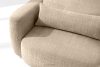ELOSA Rechte Ecksofa und Sessel im Japandi-Stil beige Chenille beige - Foto 9