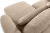 ELOSA Rechte Ecksofa und Sessel im Japandi-Stil beige Chenille beige - Foto 13