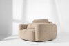 ELOSA Rechte Ecksofa und Sessel im Japandi-Stil beige Chenille beige - Foto 29