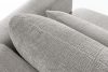 ELOSA Linkes Ecksofa und Sessel im Japandi-Stil hellgrau Chenille hellgrau - Foto 11