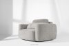 ELOSA Linkes Ecksofa und Sessel im Japandi-Stil hellgrau Chenille hellgrau - Foto 29
