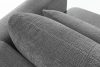 ELOSA Linkes Ecksofa und Sessel im Japandi-Stil dunkelgrau Chenille dunkelgrau - Foto 11