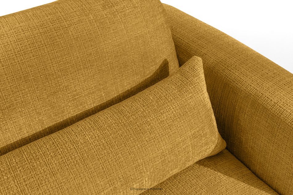 ELOSA Linkes Ecksofa und Sessel im japanischen Stil gelb gelb - Foto 9
