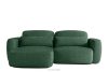 ELOSA Linkes Ecksofa und Sessel im japanischen Stil grün grün - Foto 3