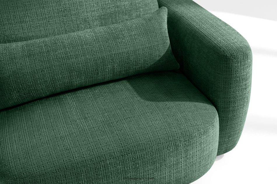 ELOSA Linkes Ecksofa und Sessel im japanischen Stil grün grün - Foto 8