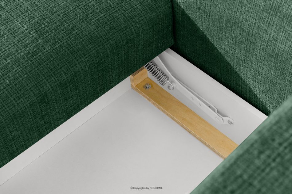 ELOSA Linkes Ecksofa und Sessel im japanischen Stil grün grün - Foto 14