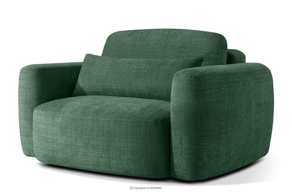 ELOSA Linkes Ecksofa und Sessel im japanischen Stil grün grün - Foto 17