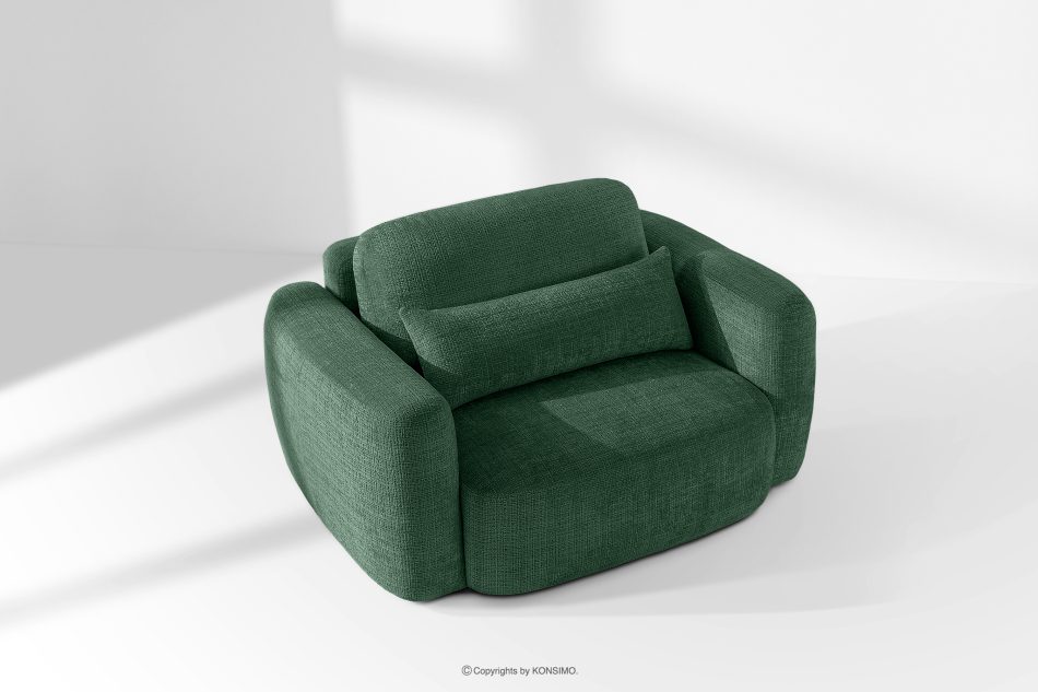 ELOSA Linkes Ecksofa und Sessel im japanischen Stil grün grün - Foto 24