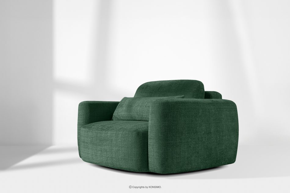 ELOSA Linkes Ecksofa und Sessel im japanischen Stil grün grün - Foto 28