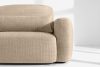 ELOSA Linkes Ecksofa und Sessel im Japandi-Stil beige Chenille beige - Foto 8