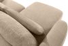 ELOSA Linkes Ecksofa und Sessel im Japandi-Stil beige Chenille beige - Foto 13