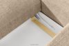 ELOSA Linkes Ecksofa und Sessel im Japandi-Stil beige Chenille beige - Foto 15
