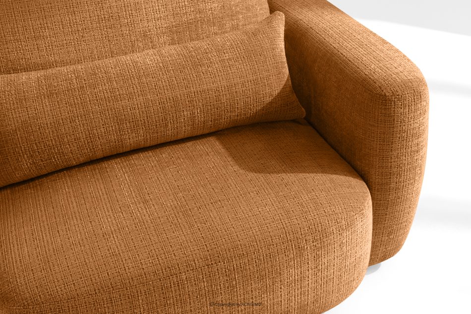 ELOSA Linkes Ecksofa und Sessel im japanischen Stil rot rot - Foto 8