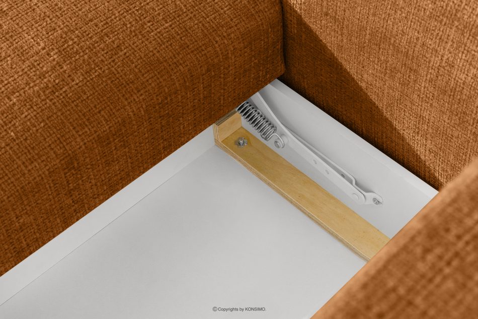 ELOSA Linkes Ecksofa und Sessel im japanischen Stil rot rot - Foto 14