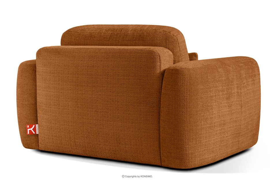 ELOSA Linkes Ecksofa und Sessel im japanischen Stil rot rot - Foto 19