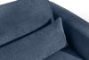 ELOSA Linkes Ecksofa und Sessel im japanischen Stil marineblau Chenille marineblau - Foto 10