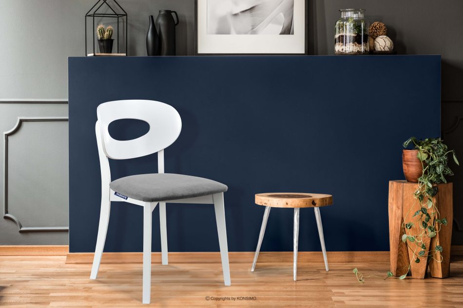 TANER Stuhl szary/biały - Foto 1