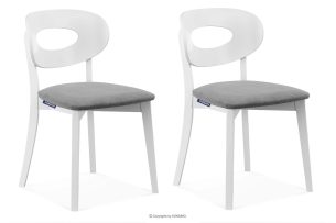 TANER, https://konsimo.de/kollektion/taner/ Stuhl 2 tlg. szary/biały - Foto