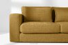 VERUS Weiches Ecksofa aus Chenille-Stoff rechts gelb gelb - Foto 6