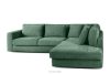 VERUS Weiches Ecksofa aus Chenille-Stoff rechts grün grün - Foto 4
