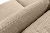 VERUS Weiches Ecksofa für das Wohnzimmer Chenille-Stoff rechts beige beige - Foto 8